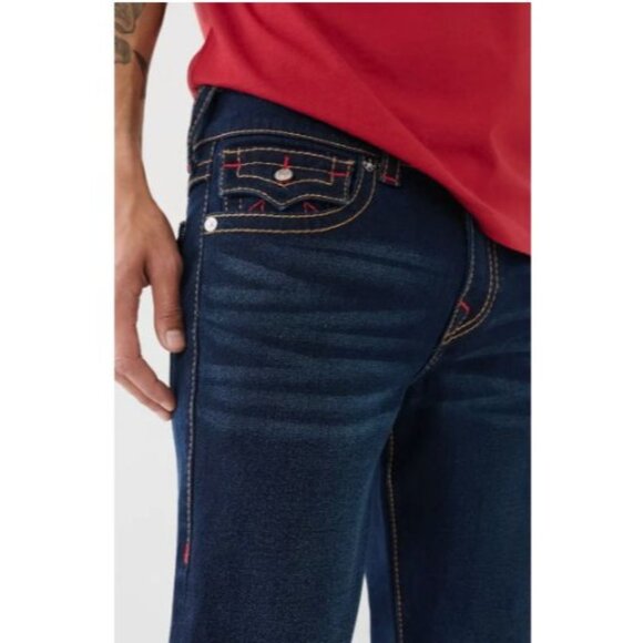 True Religion Geno Big T Flap‎ Relaxed Slim Jeans NWT -  MSRP $159 Size 40x32 - Picture 4 of 10